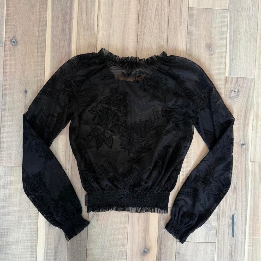 Y2K 2000s DKNY Jeans black corset Sz XS - Picture 5 of 5